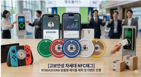"복제 불가능한 고보안성 차세대 NFC"... 엠포플러스㈜, 'NTAG424 DNA' 맞춤형 레이블 서비스 출시 및 무료 샘플 이벤트 진행
