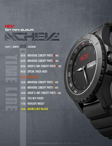 엔카이브(NCV), 9월 26일 첫 미니앨범 ‘ACHIEVE’로 컴백