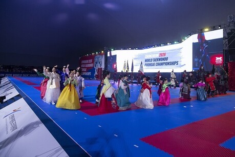 ㈜모던한, ‘2026 춘천 세계태권도품새선수권대회’ 한복 행사 운영 마쳐